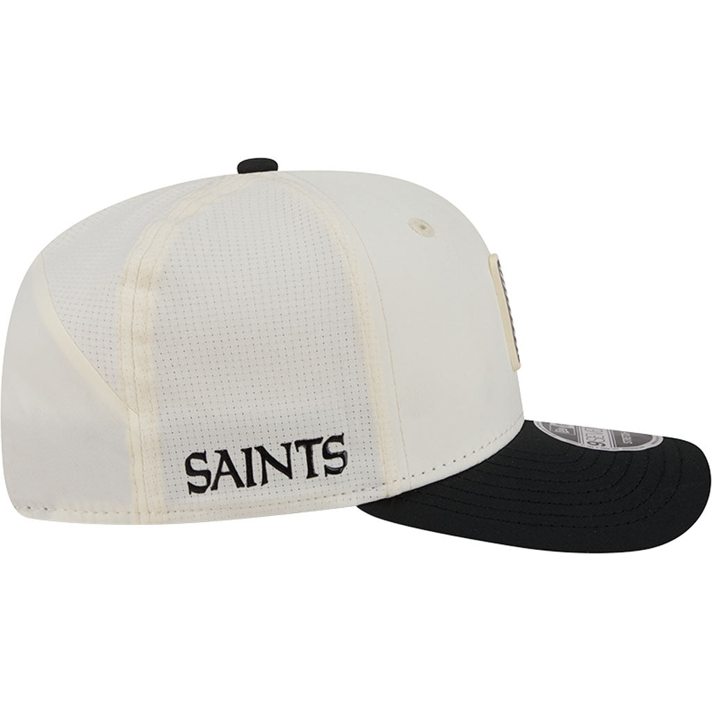 NFL New Orleans Saints New Era 2026 Training 9SEVENTY Stretch Snapback Hat - Cream