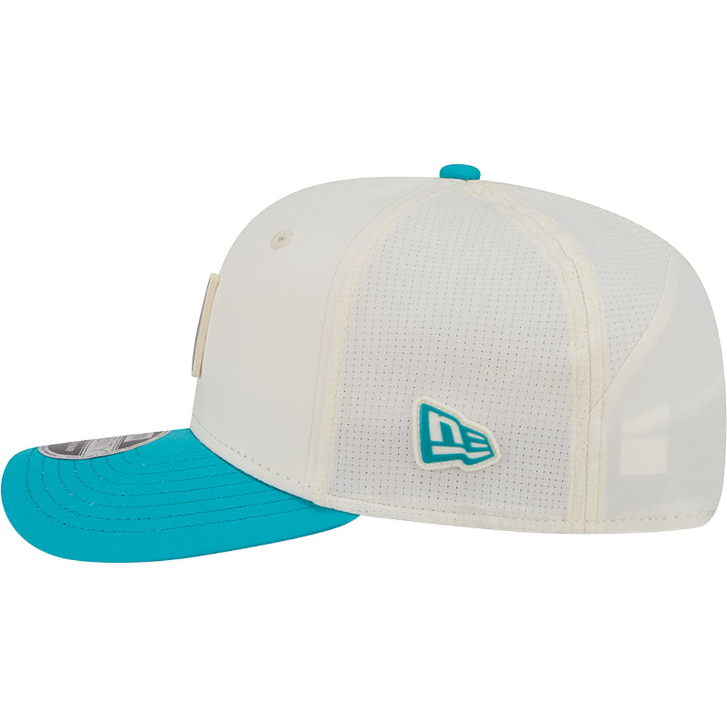 NFL Miami Dolphins New Era 2026 Training 9SEVENTY Stretch Snapback Hat - Cream