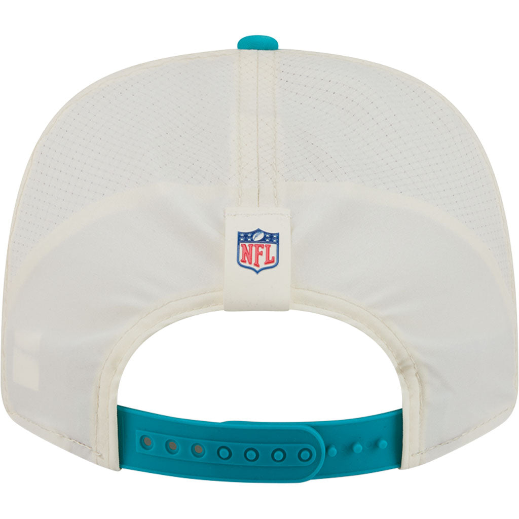 NFL Miami Dolphins New Era 2026 Training 9SEVENTY Stretch Snapback Hat - Cream