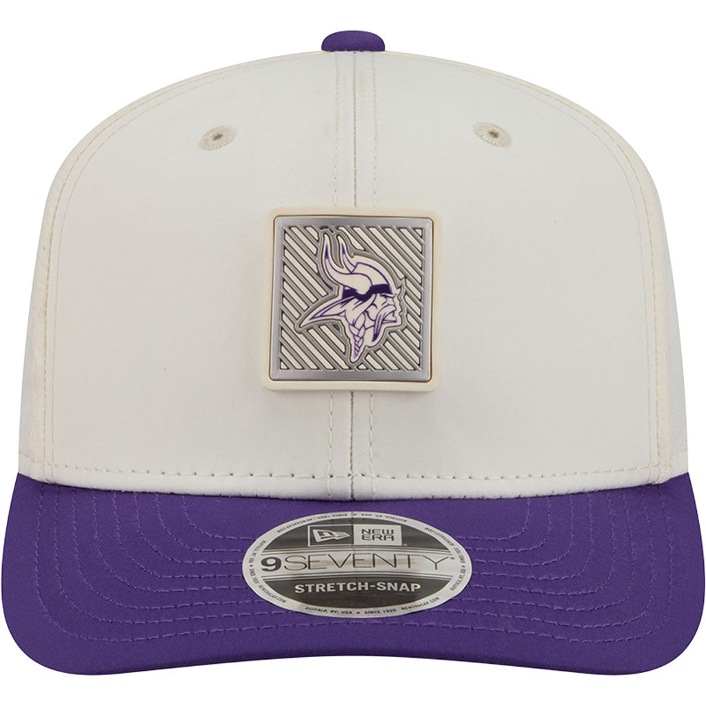 NFL Minnesota Vikings New Era 2026 Training 9SEVENTY Stretch Snapback Hat - Cream