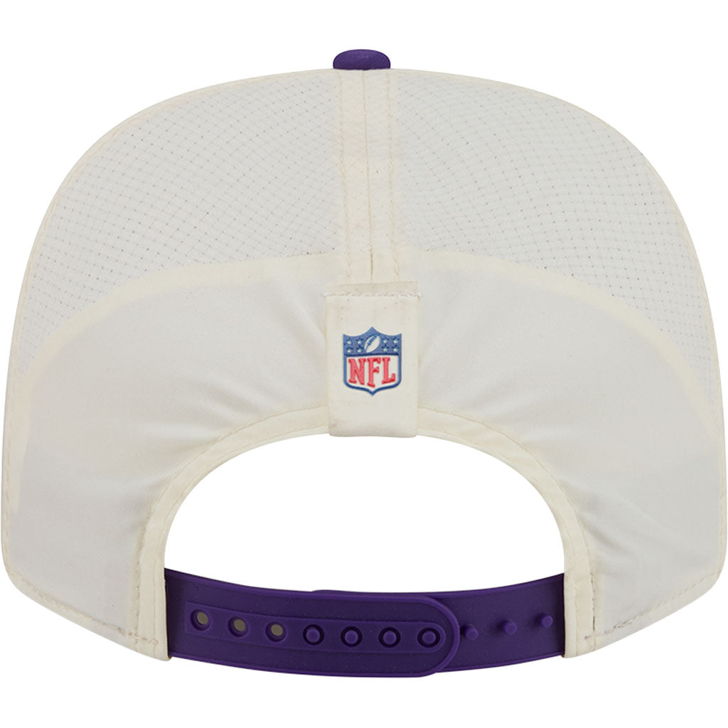 NFL Minnesota Vikings New Era 2026 Training 9SEVENTY Stretch Snapback Hat - Cream