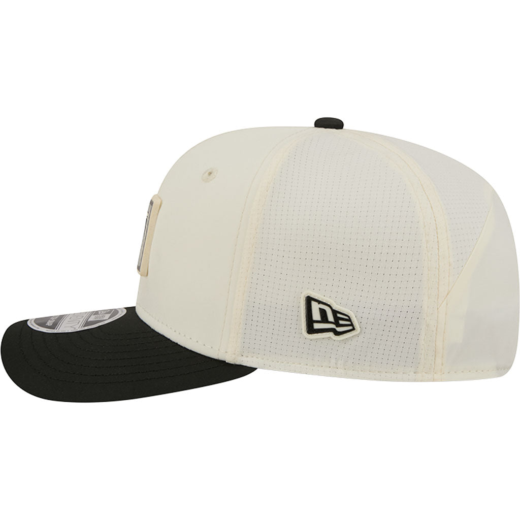NFL Las Vegas Raiders New Era 2026 Training 9SEVENTY Stretch Snapback Hat - Cream