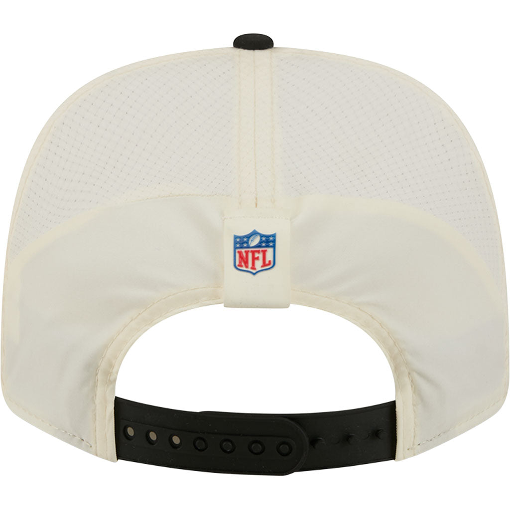 NFL Las Vegas Raiders New Era 2026 Training 9SEVENTY Stretch Snapback Hat - Cream