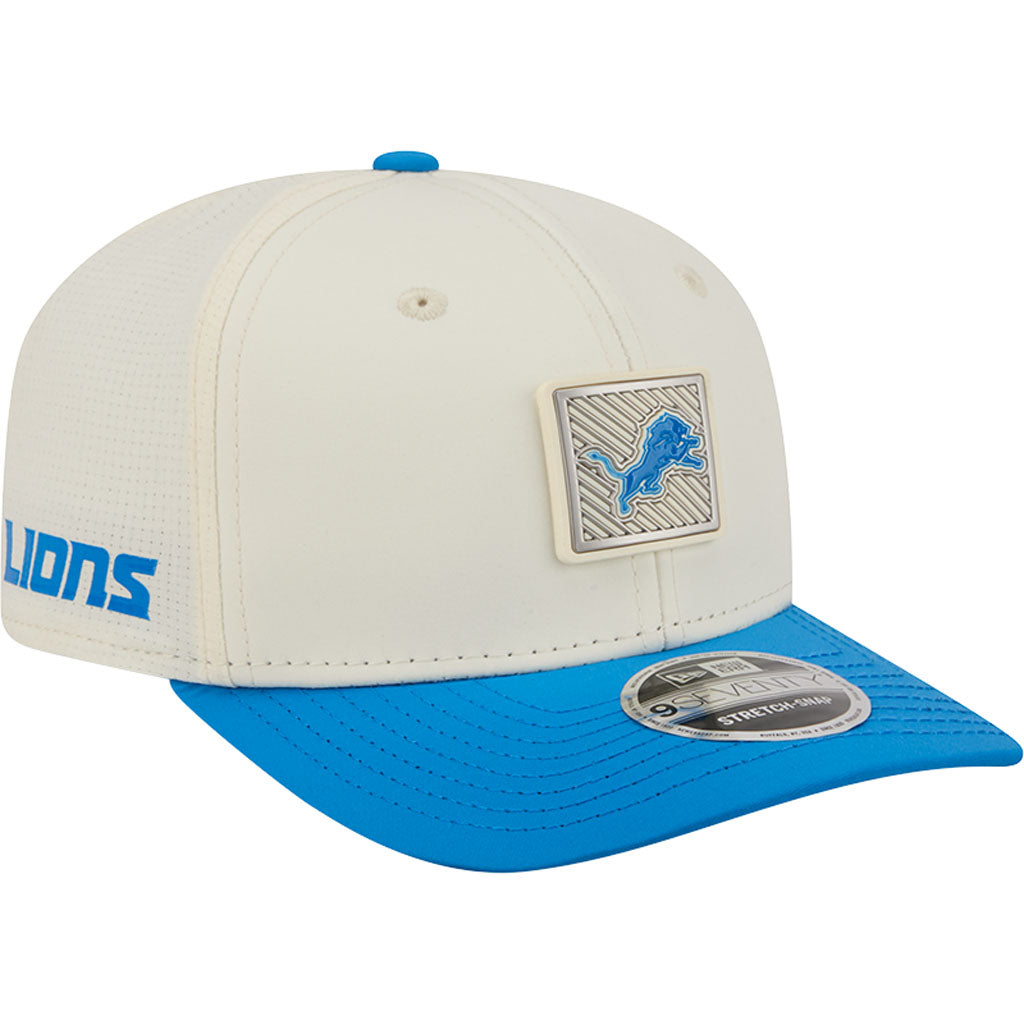 NFL Detroit Lions New Era 2026 Training 9SEVENTY Stretch Snapback Hat - Cream