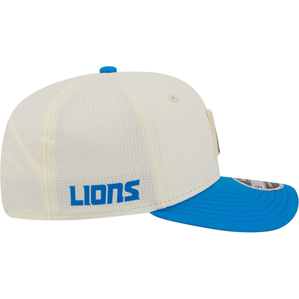 NFL Detroit Lions New Era 2026 Training 9SEVENTY Stretch Snapback Hat - Cream