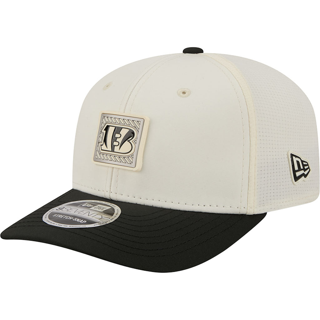 NFL Cincinnati Bengals New Era 2026 Training 9SEVENTY Stretch Snapback Hat - Cream