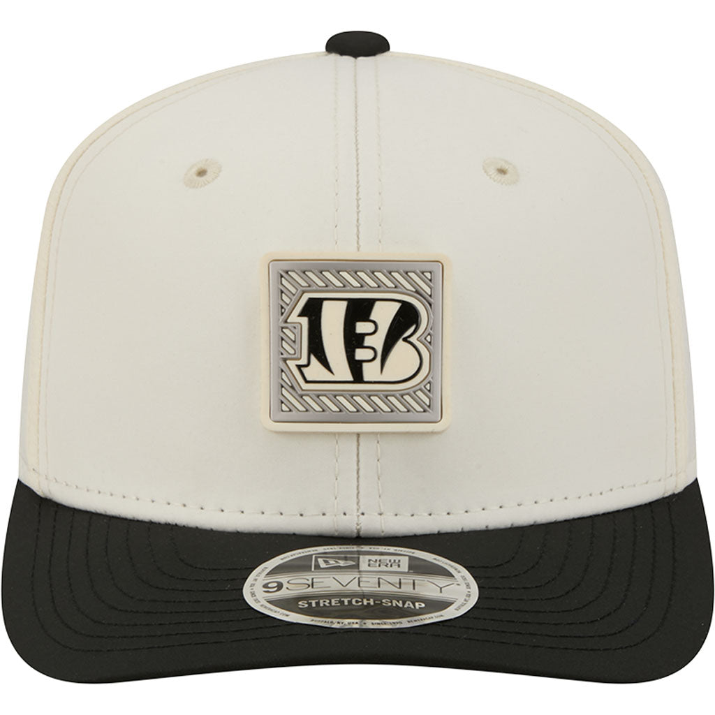 NFL Cincinnati Bengals New Era 2026 Training 9SEVENTY Stretch Snapback Hat - Cream