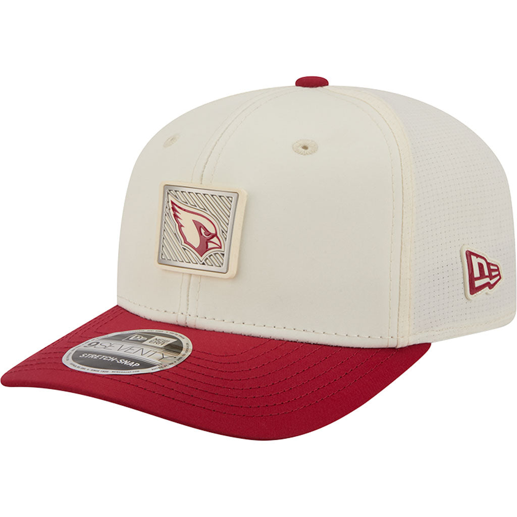 NFL Arizona Cardinals New Era 2026 Training 9SEVENTY Stretch Snapback Hat - Cream