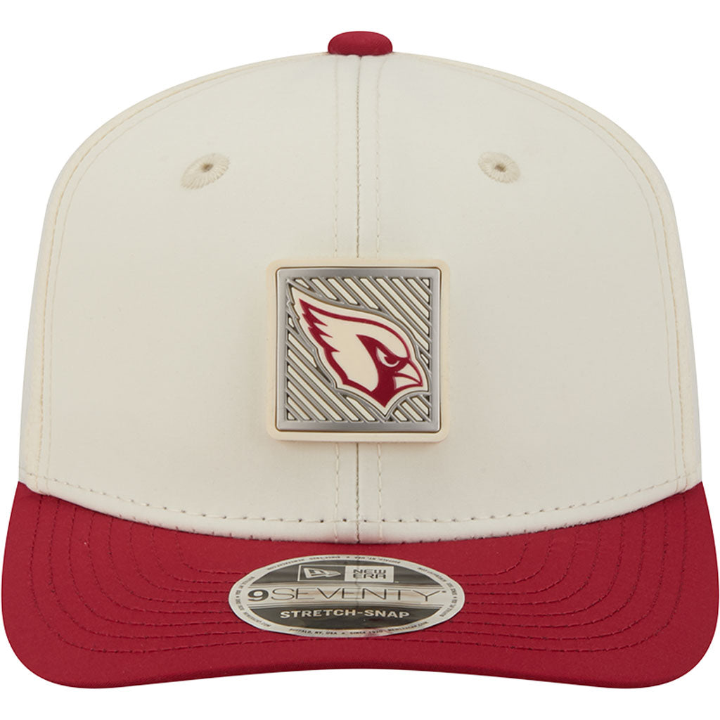 NFL Arizona Cardinals New Era 2026 Training 9SEVENTY Stretch Snapback Hat - Cream