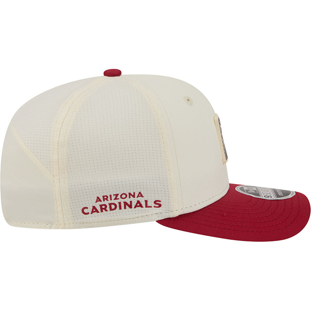 NFL Arizona Cardinals New Era 2026 Training 9SEVENTY Stretch Snapback Hat - Cream