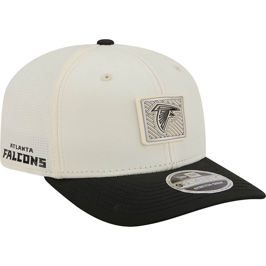 NFL Atlanta Falcons New Era 2026 Training 9SEVENTY Stretch Snapback Hat - Cream