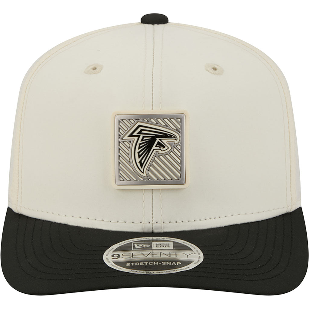 NFL Atlanta Falcons New Era 2026 Training 9SEVENTY Stretch Snapback Hat - Cream