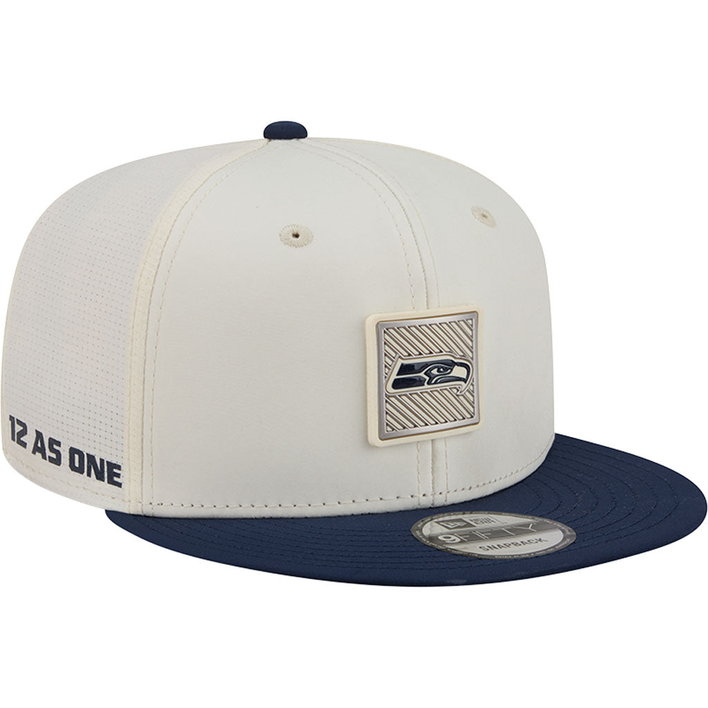 NFL Seattle Seahawks New Era 2026 Training 9FIFTY Snapback Hat - Cream
