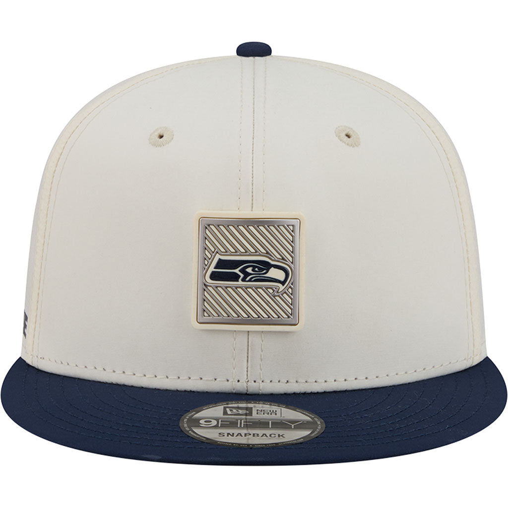 NFL Seattle Seahawks New Era 2026 Training 9FIFTY Snapback Hat - Cream