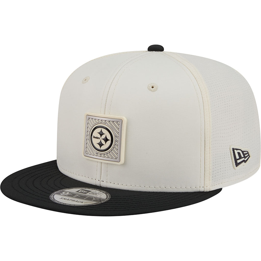 NFL Pittsburgh Steelers New Era 2026 Training 9FIFTY Snapback Hat - Cream
