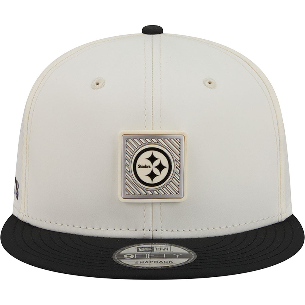 NFL Pittsburgh Steelers New Era 2026 Training 9FIFTY Snapback Hat - Cream