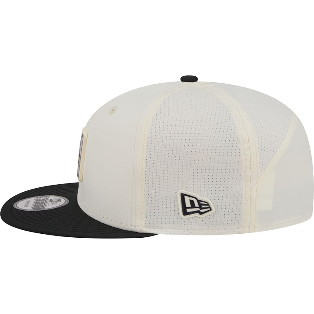 NFL Pittsburgh Steelers New Era 2026 Training 9FIFTY Snapback Hat - Cream