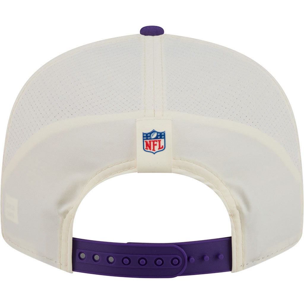 NFL Minnesota Vikings New Era 2026 Training 9FIFTY Snapback Hat - Cream
