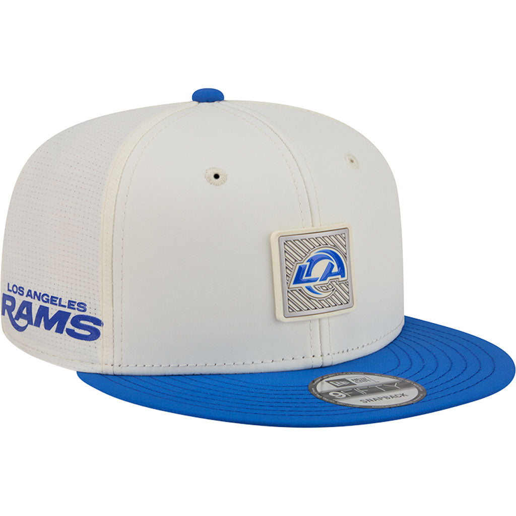 NFL Los Angeles Rams New Era 2026 Training 9FIFTY Snapback Hat - Cream