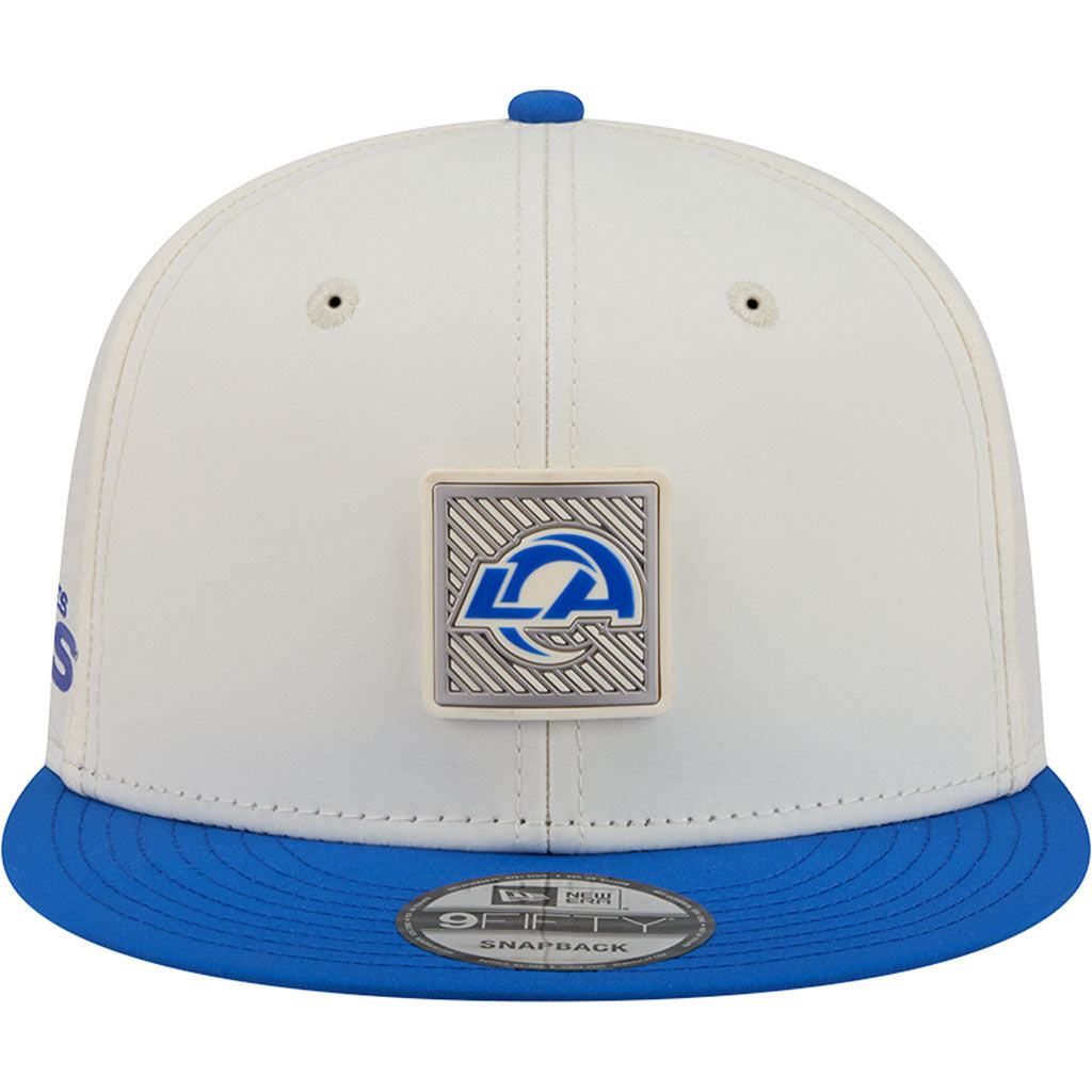 NFL Los Angeles Rams New Era 2026 Training 9FIFTY Snapback Hat - Cream