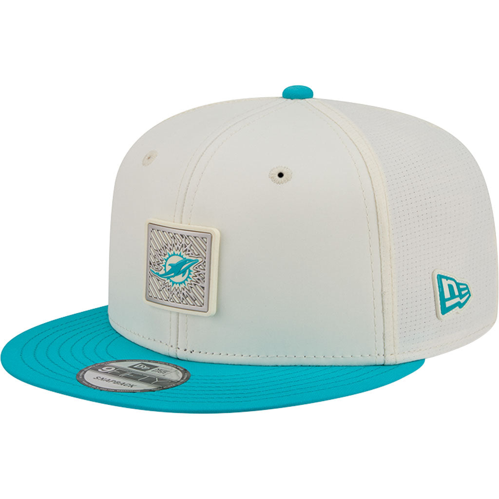 NFL Miami Dolphins New Era 2026 Training 9FIFTY Snapback Hat - Cream