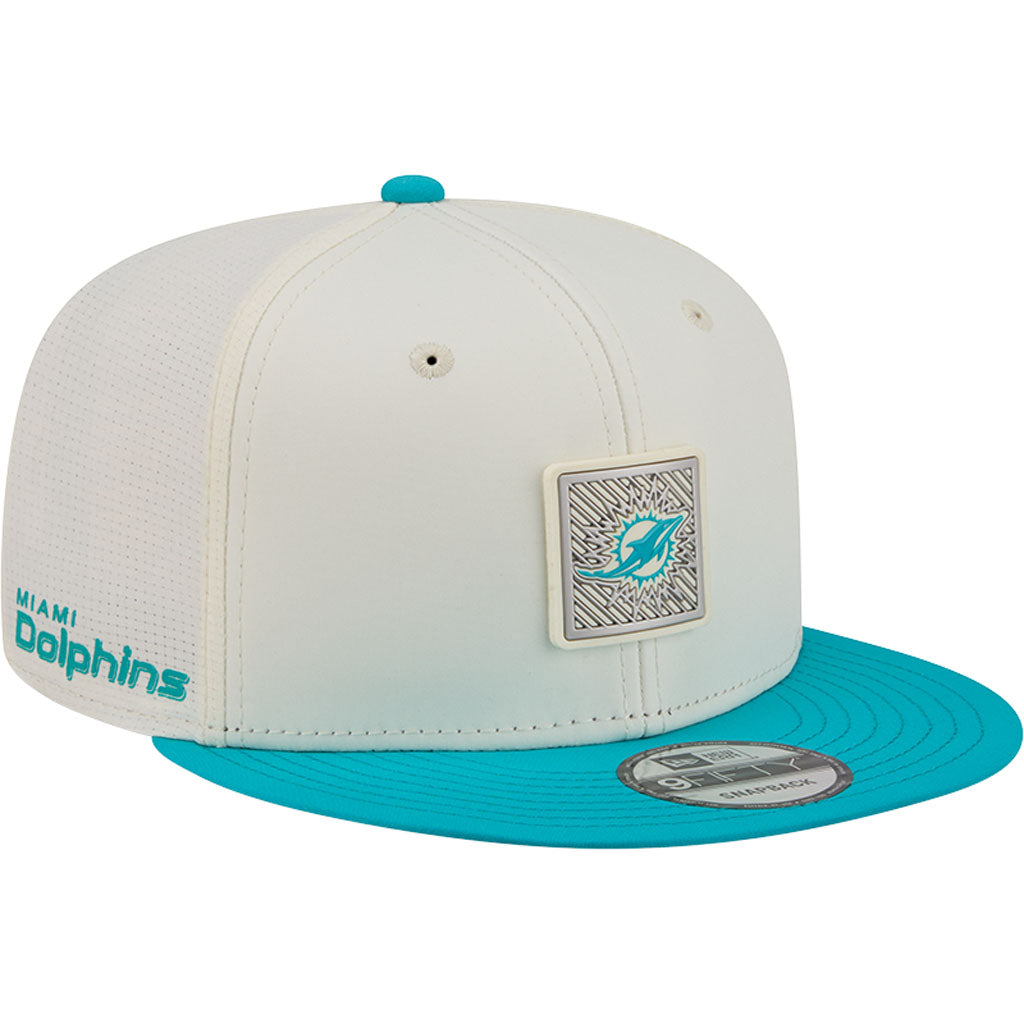 NFL Miami Dolphins New Era 2026 Training 9FIFTY Snapback Hat - Cream