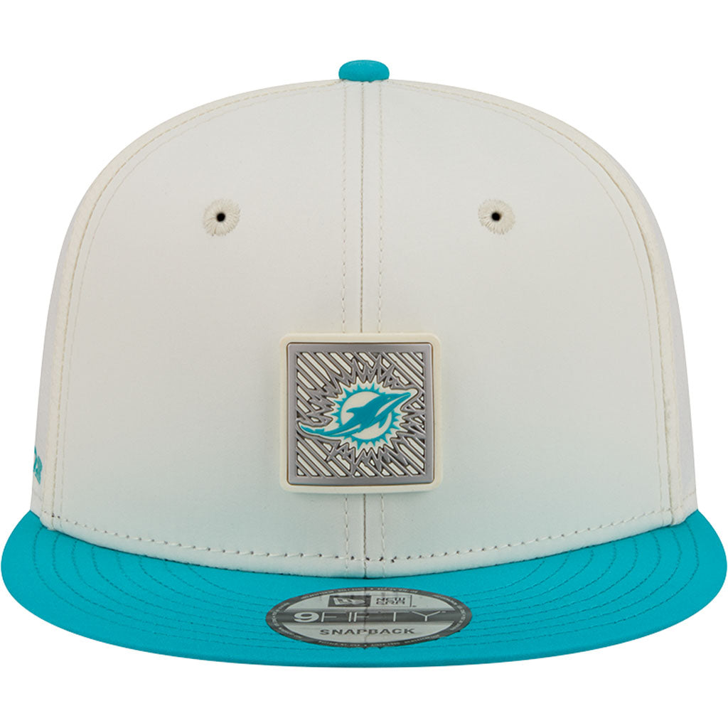 NFL Miami Dolphins New Era 2026 Training 9FIFTY Snapback Hat - Cream