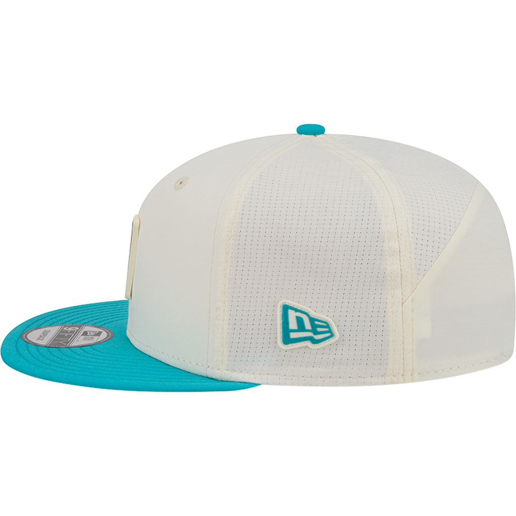 NFL Miami Dolphins New Era 2026 Training 9FIFTY Snapback Hat - Cream