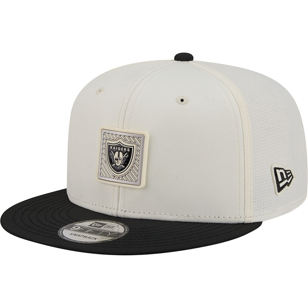 NFL Las Vegas Raiders New Era 2026 Training 9FIFTY Snapback Hat - Cream