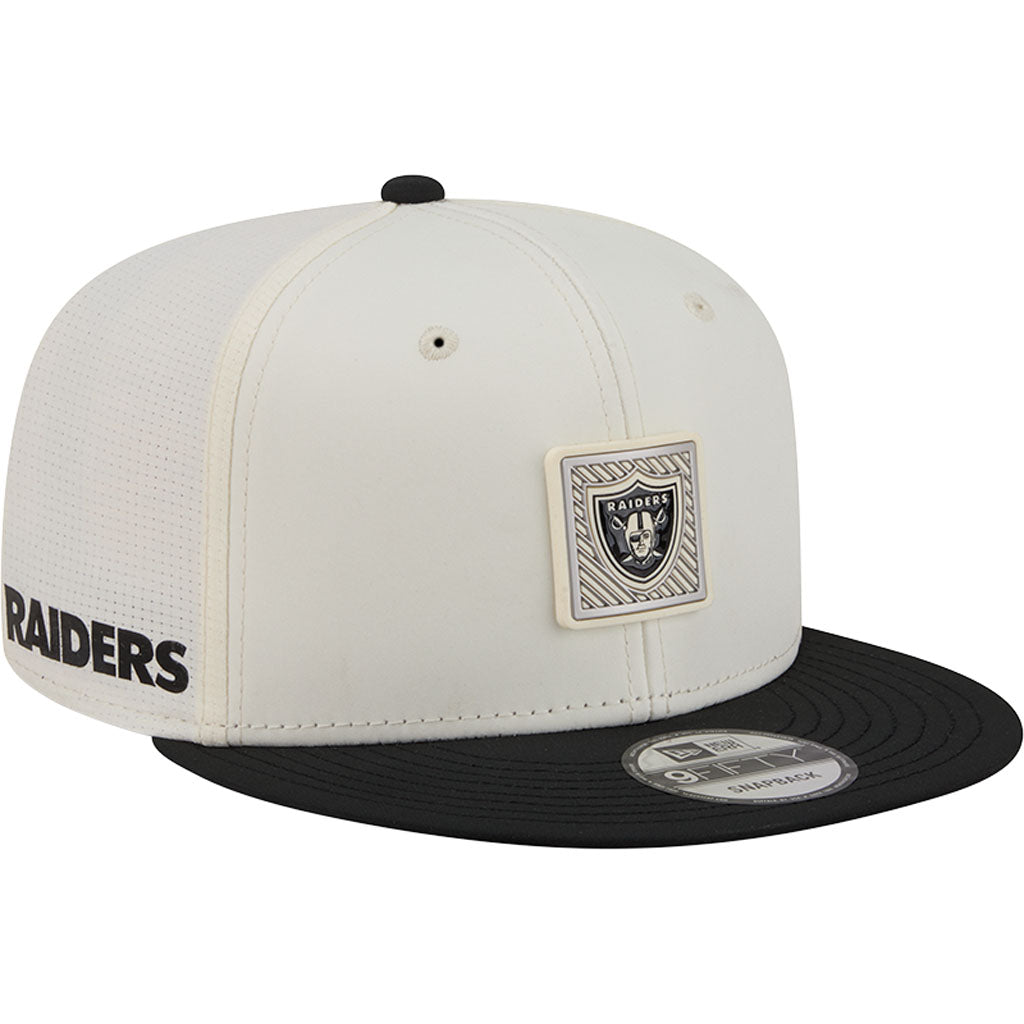 NFL Las Vegas Raiders New Era 2026 Training 9FIFTY Snapback Hat - Cream