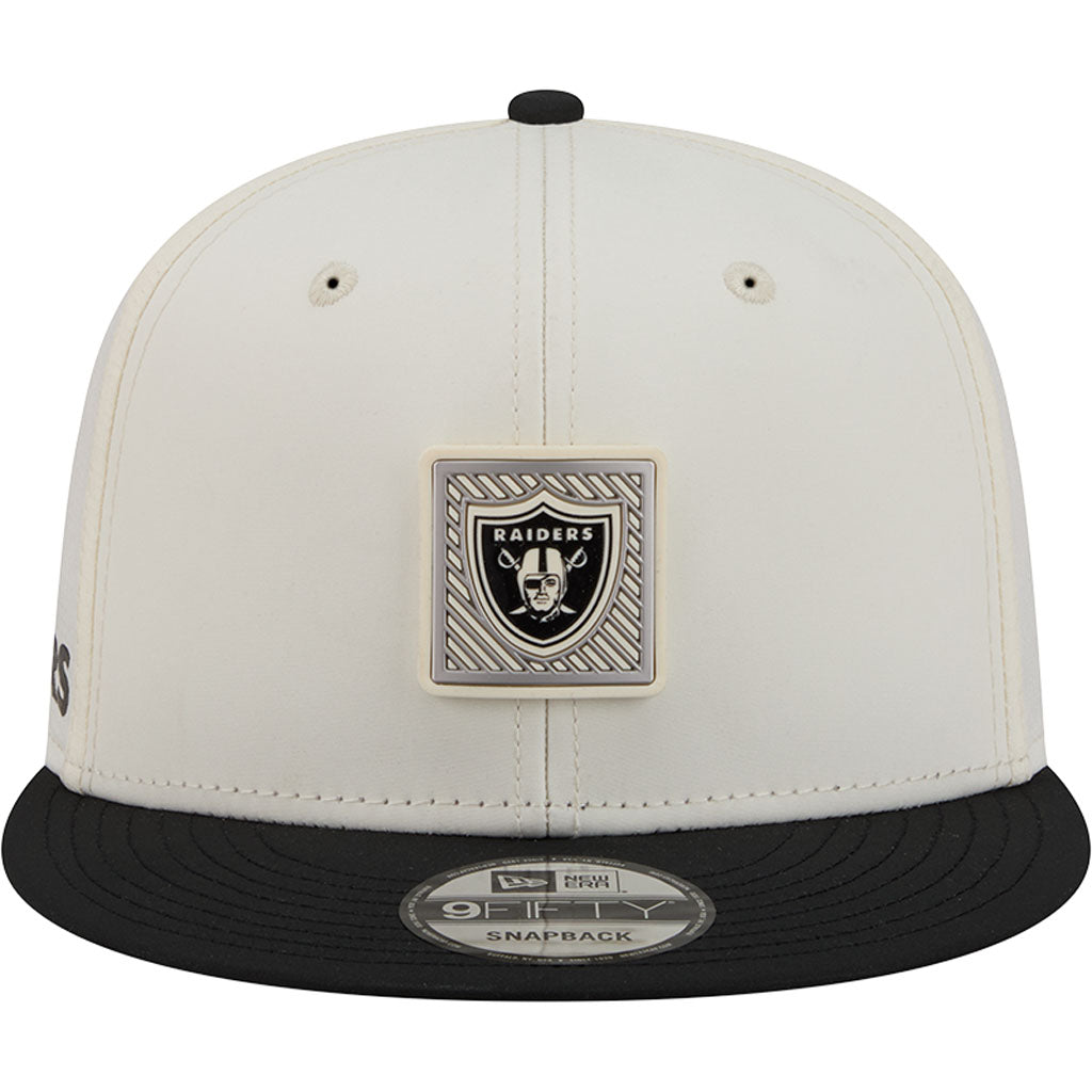 NFL Las Vegas Raiders New Era 2026 Training 9FIFTY Snapback Hat - Cream