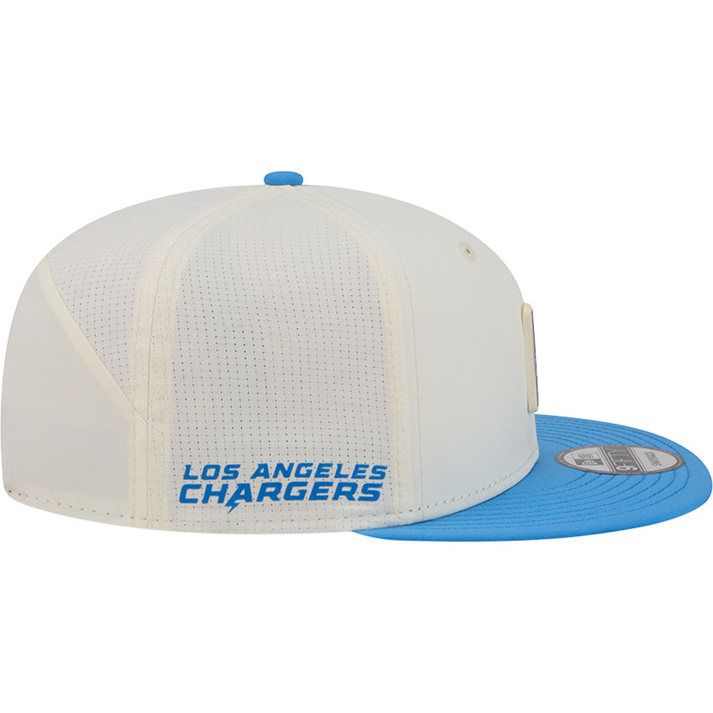 NFL Los Angeles Chargers New Era 2026 Training 9FIFTY Snapback Hat - Cream
