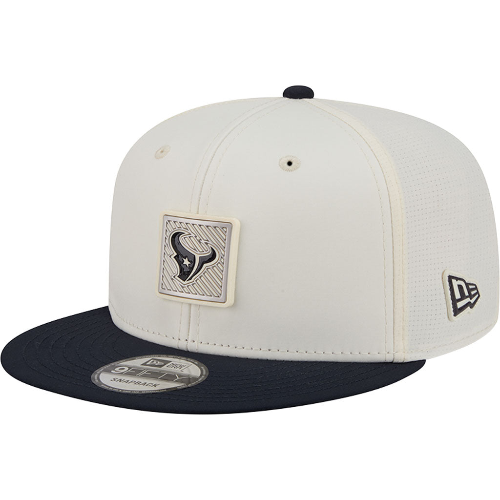 NFL Houston Texans New Era 2026 Training 9FIFTY Snapback Hat - Cream