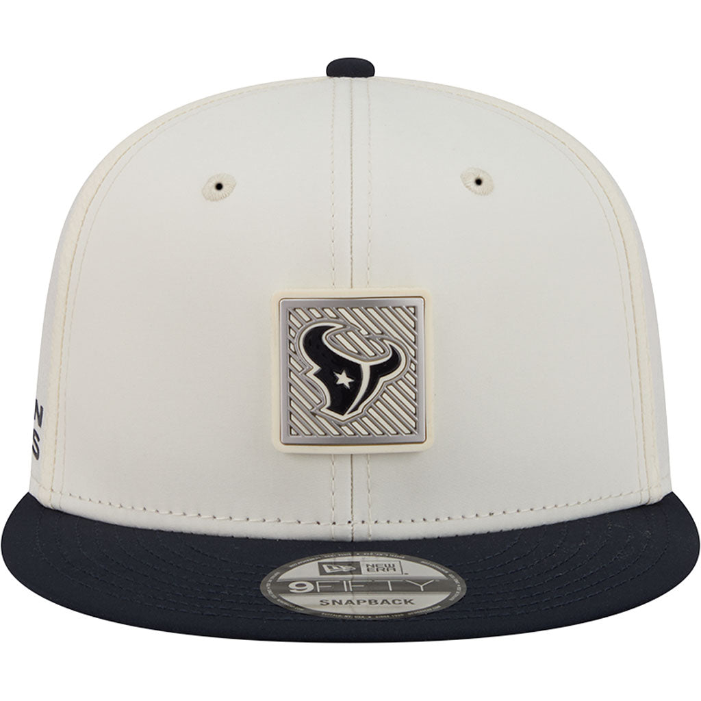 NFL Houston Texans New Era 2026 Training 9FIFTY Snapback Hat - Cream