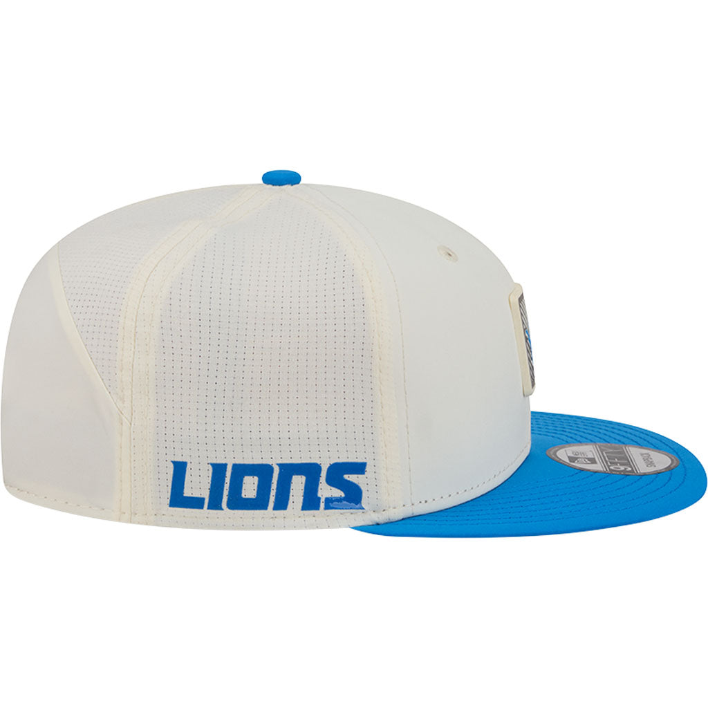 NFL Detroit Lions New Era 2026 Training 9FIFTY Snapback Hat - Cream