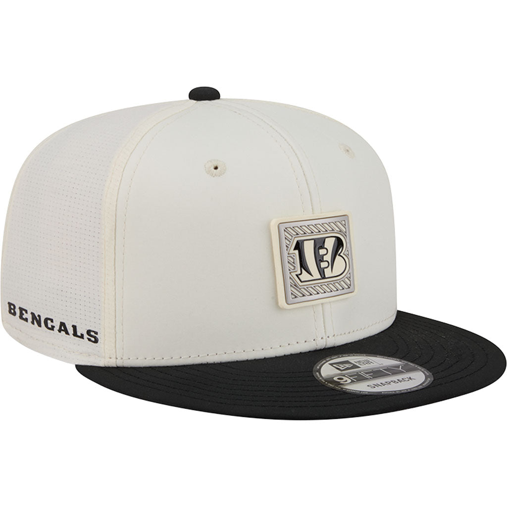 NFL Cincinnati Bengals New Era 2026 Training 9FIFTY Snapback Hat - Cream