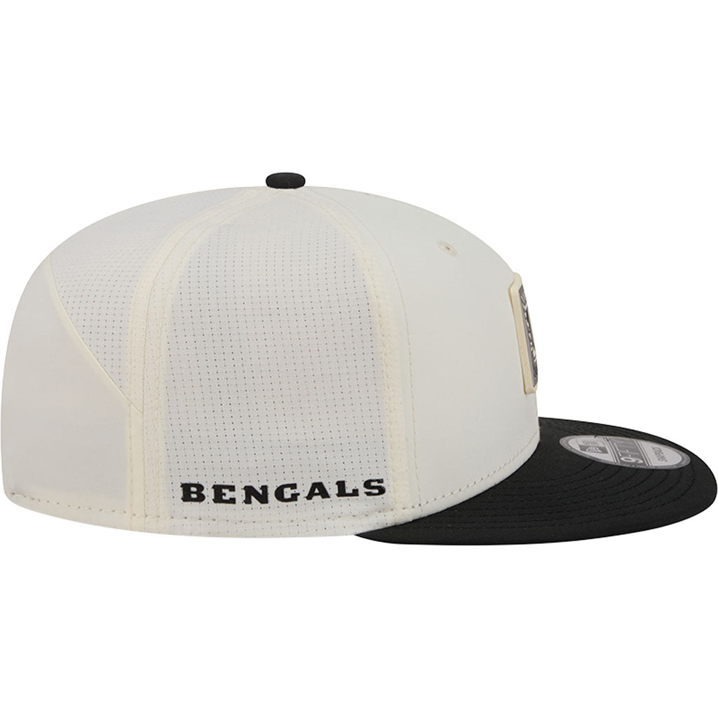 NFL Cincinnati Bengals New Era 2026 Training 9FIFTY Snapback Hat - Cream