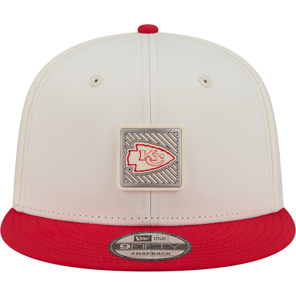 NFL Kansas City Chiefs New Era 2026 Training 9FIFTY Snapback Hat - Cream