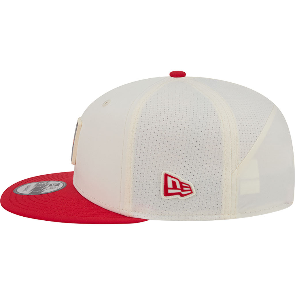 NFL Kansas City Chiefs New Era 2026 Training 9FIFTY Snapback Hat - Cream