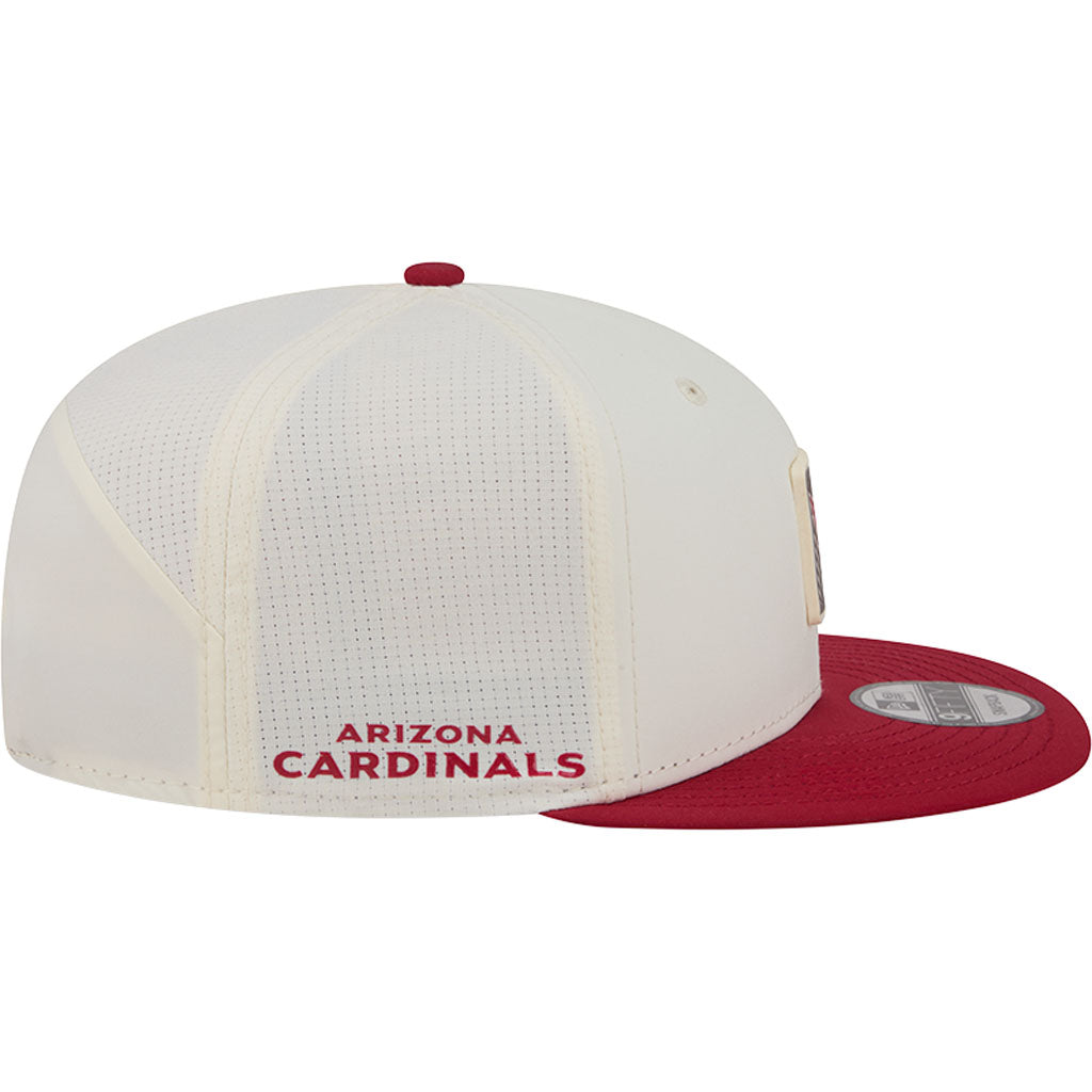 NFL Arizona Cardinals New Era 2026 Training 9FIFTY Snapback Hat - Cream
