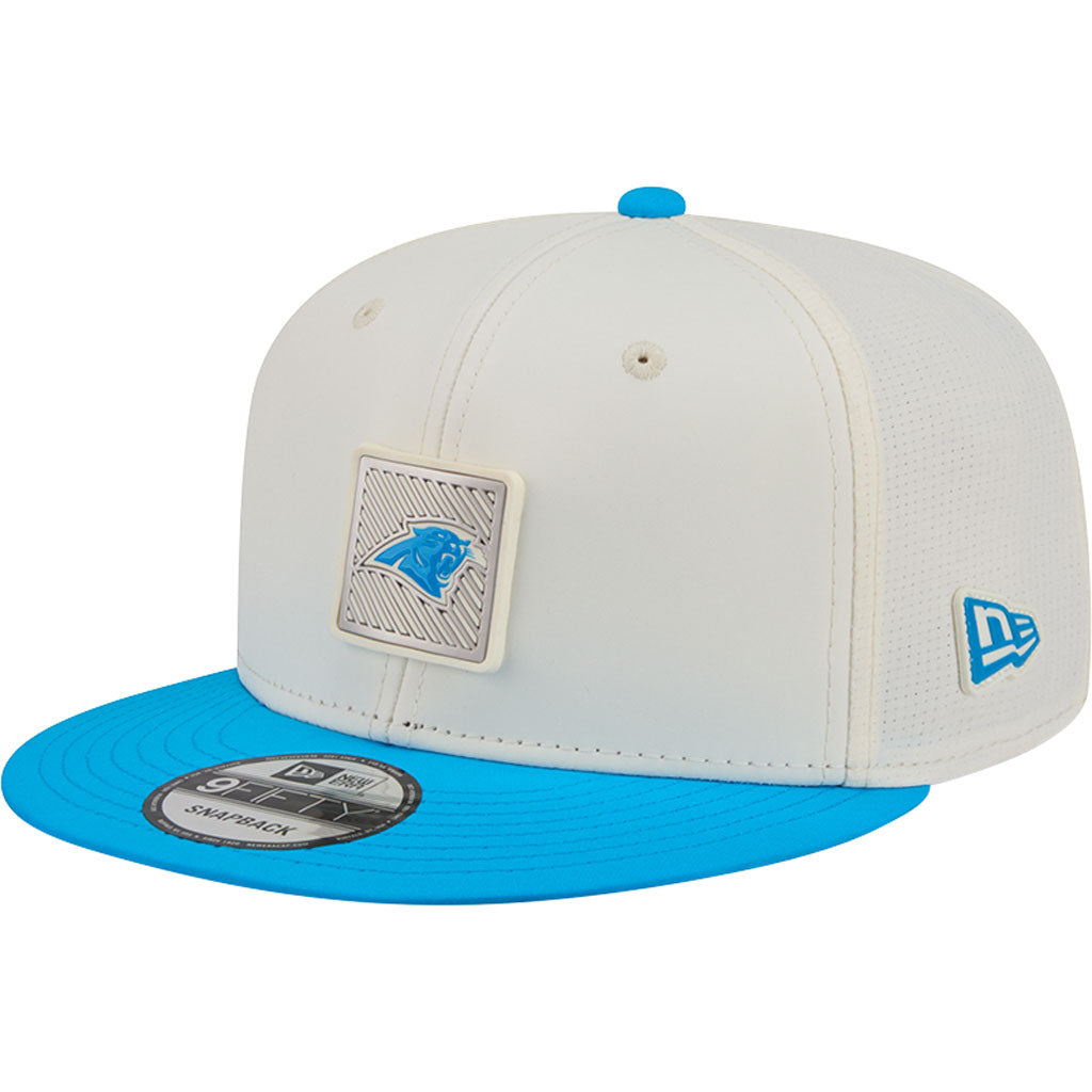 NFL Carolina Panthers New Era 2026 Training 9FIFTY Snapback Hat - Cream