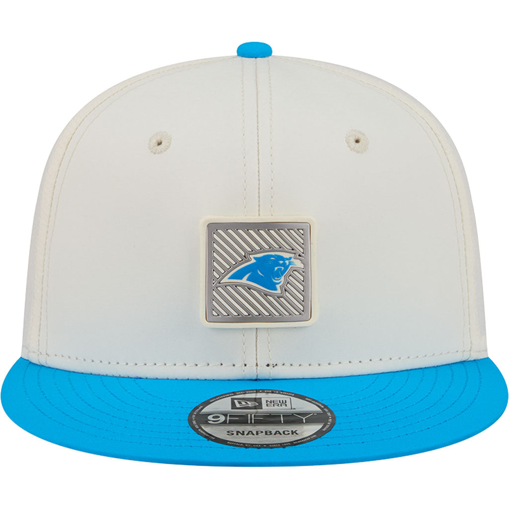 NFL Carolina Panthers New Era 2026 Training 9FIFTY Snapback Hat - Cream