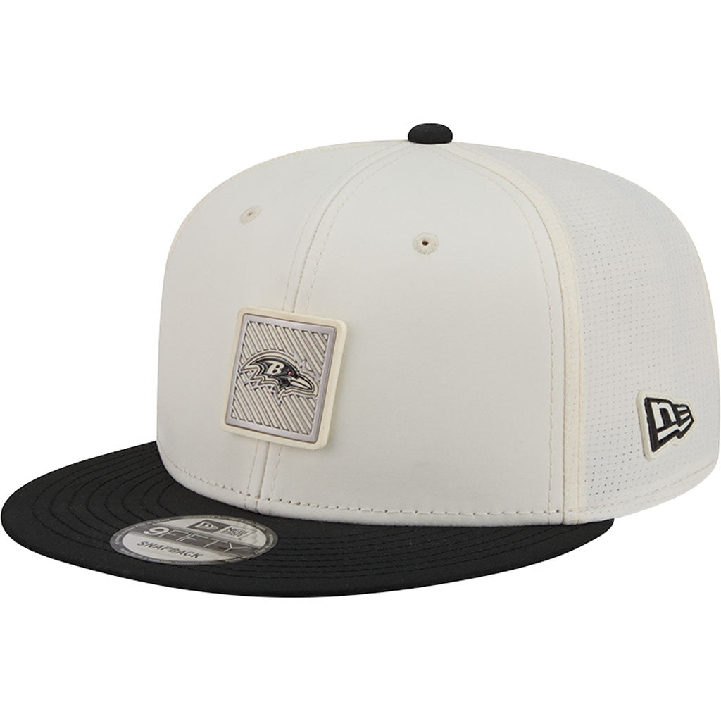 NFL Baltimore Ravens New Era 2026 Training 9FIFTY Snapback Hat - Cream