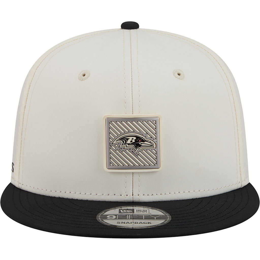 NFL Baltimore Ravens New Era 2026 Training 9FIFTY Snapback Hat - Cream
