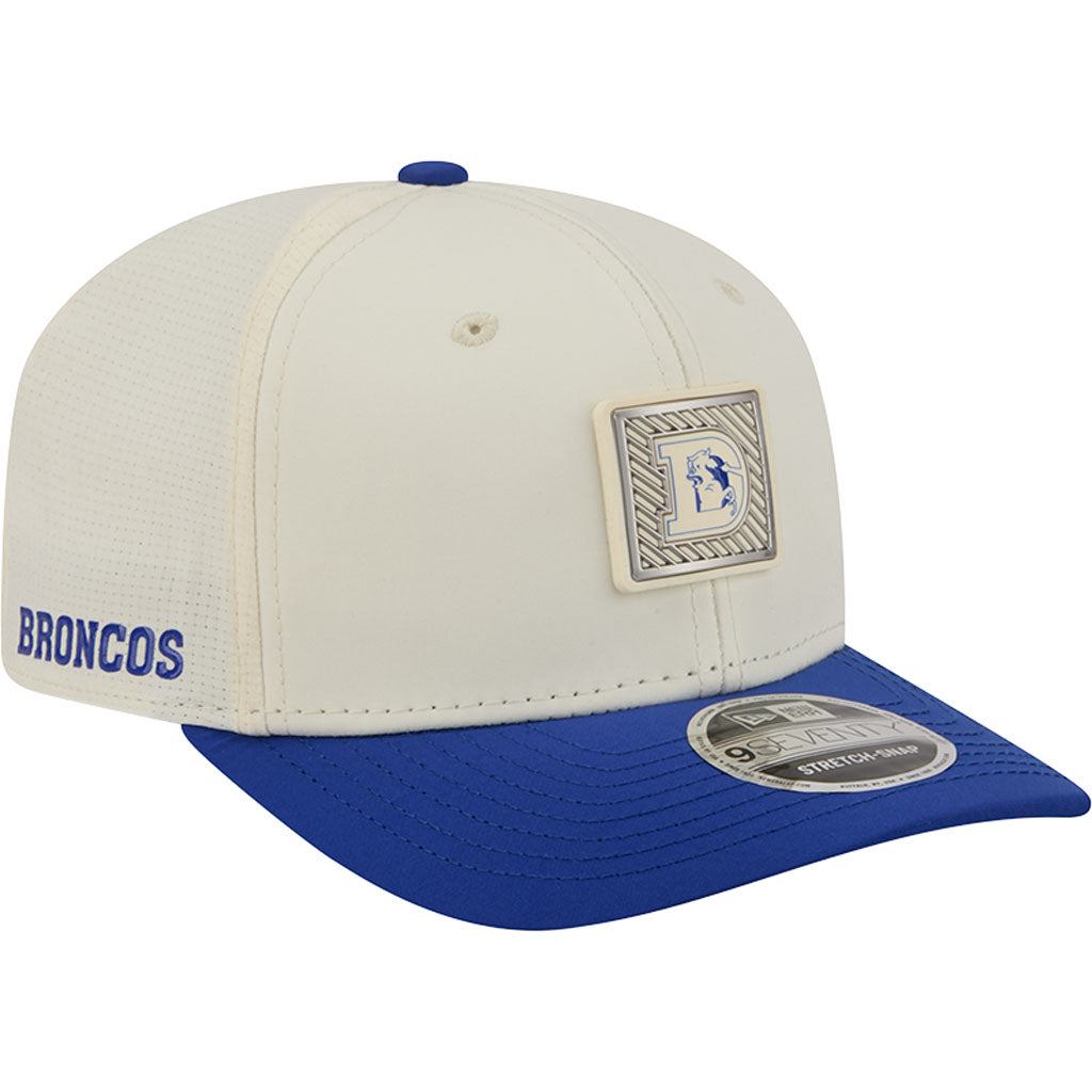 NFL Denver Broncos New Era 2026 Training 9SEVENTY Stretch Snapback Hat - Cream