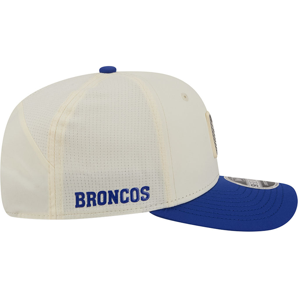 NFL Denver Broncos New Era 2026 Training 9SEVENTY Stretch Snapback Hat - Cream