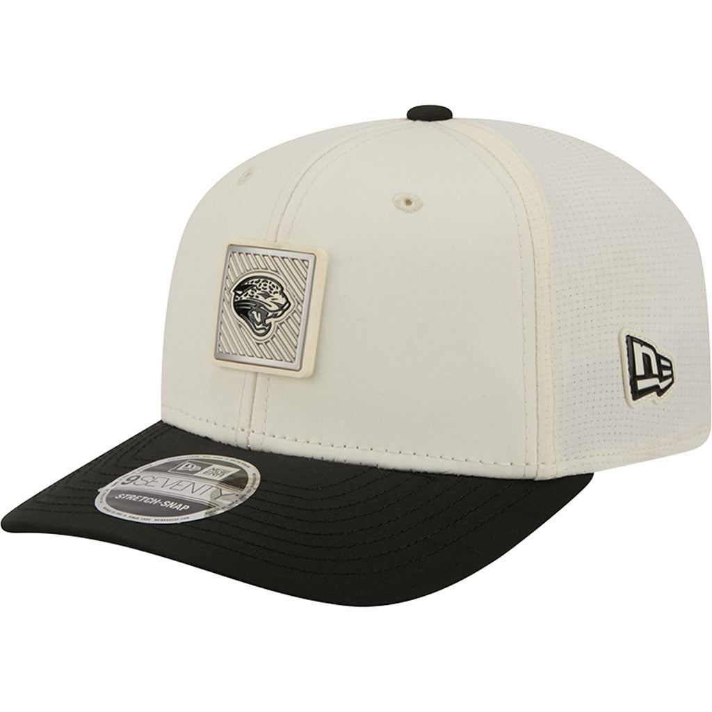 NFL Jacksonville Jaguars New Era 2026 Training 9SEVENTY Stretch Snapback Hat - Cream