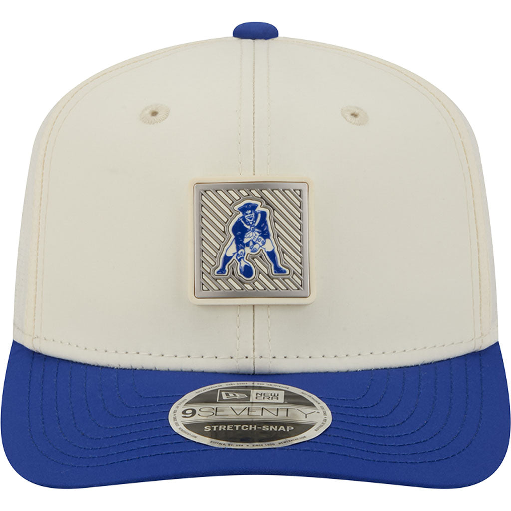 NFL New England Patriots New Era 2026 Training 9SEVENTY Stretch Snapback Hat - Cream