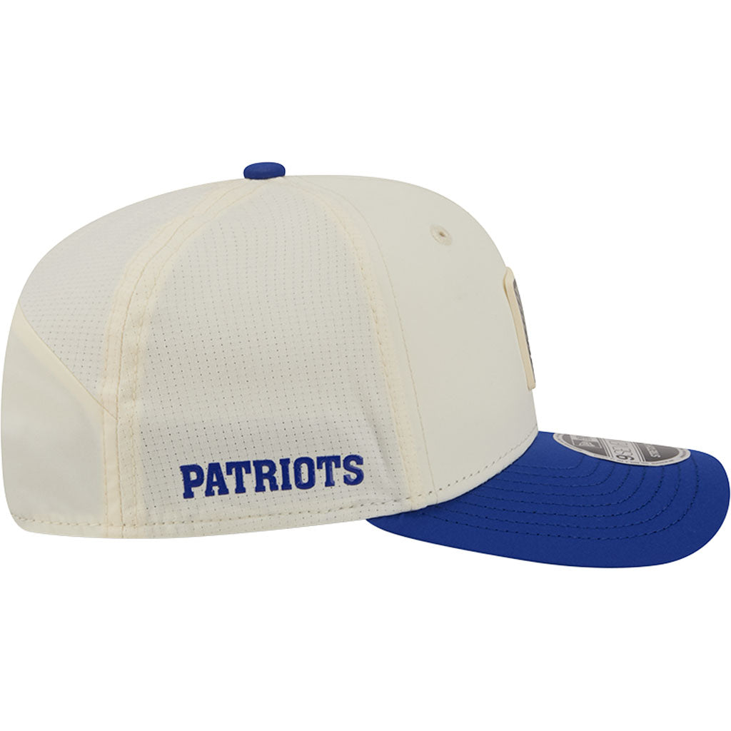 NFL New England Patriots New Era 2026 Training 9SEVENTY Stretch Snapback Hat - Cream