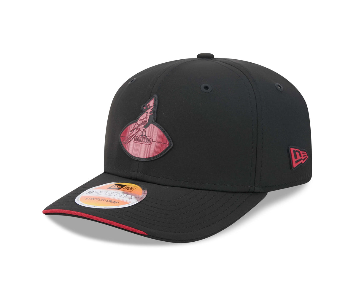 NFL Arizona Cardinals New Era 2026 Throwback Sideline 9SEVENTY Stretch-Snap Hat- Black